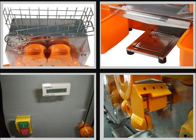 Sans couture joignez la machine orange commerciale de presse-fruits 370W 50HZ/110V pour le gymnase