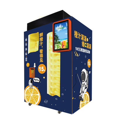 Distributeur automatique de jus d'orange de paiement par carte de crédit avec la fonction automatique de nettoyage