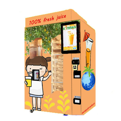 Carte de crédit de distributeur automatique de jus d'orange/pièces de monnaie et accepteurs frais automatiques commerciaux de notes