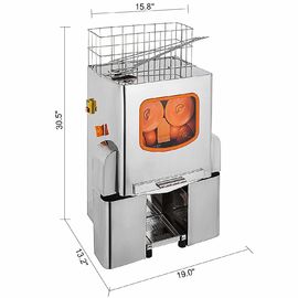 Machine orange commerciale professionnelle de presse-fruits d'alimentation automatique pour le magasin 375 x 412x 640mm
