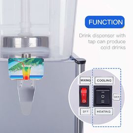 9L×4 mélangeant et pulvérisant le distributeur réfrigéré de boisson de distributeur froid de jus