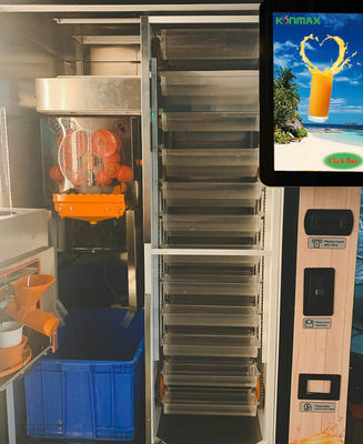 Distributeur automatique frais de jus d'orange de qualité marchande avec la manière de paiement de Nayax
