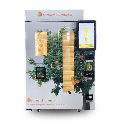 Distributeur automatique de jus de fruit de paiement de monnaie et de billet avec le système de refroidissement