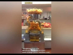 Machine à jus d'orange commerciale avec interrupteur à écran tactile