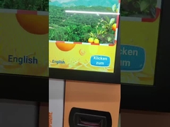 Paiement par carte entièrement automatique distributeur de jus de fruits naturels Juicer d'orange frais