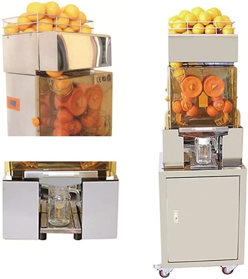 Machine orange commerciale 220V complètement automatique 50hz de presse-fruits de jus frais élégant