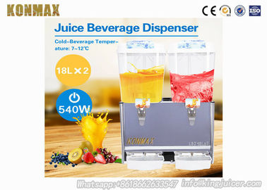 Tête froide commerciale de double de machine de distributeur de boisson/de distributeur jus de fruit