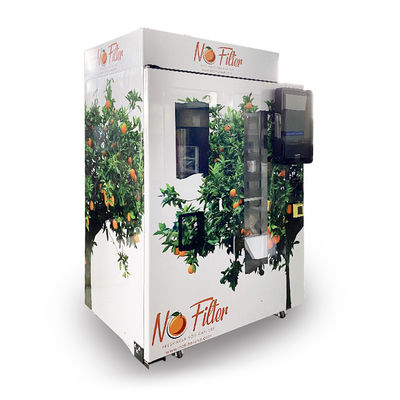 Distributeur automatique de jus de fruit de paiement de monnaie et de billet avec le système de refroidissement