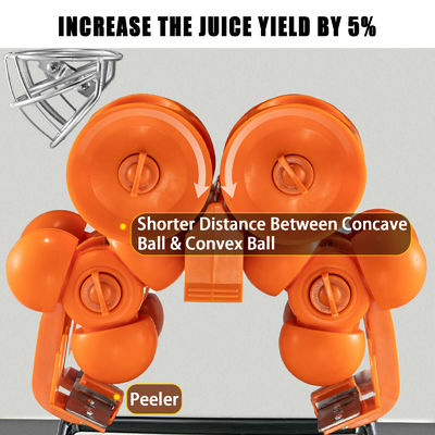 Orange en plastique du processus 22-25 de presse-fruits de presse-fruits de citron de catégorie comestible par