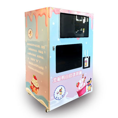 Distributeur automatique de crème glacée de service d'individu de souterrain avec le compresseur d'Embraco