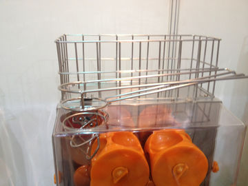 Carte interne orange en plastique d'acier inoxydable de presse-fruits de Zumex
