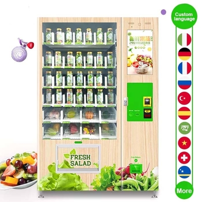 Les légumes de salade sains frais portent des fruits distributeur automatique combiné pour les fruits et la nourriture saine