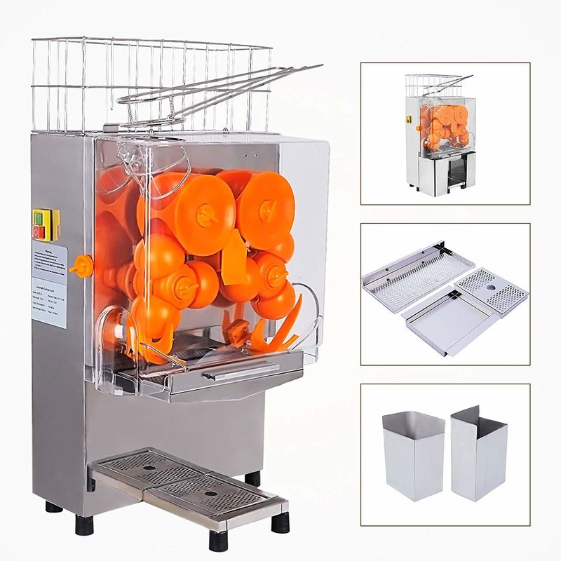 Presse-fruits orange commercial de restaurant de café, presse-fruits électrique de citron